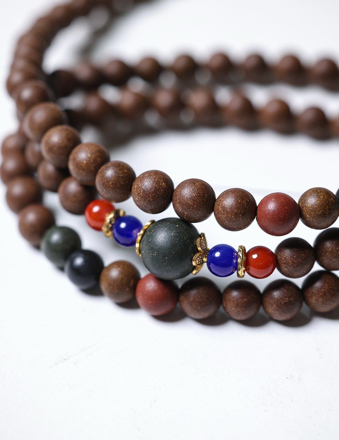 Azure Dragon Wu Xing Alloy Knot Necklace