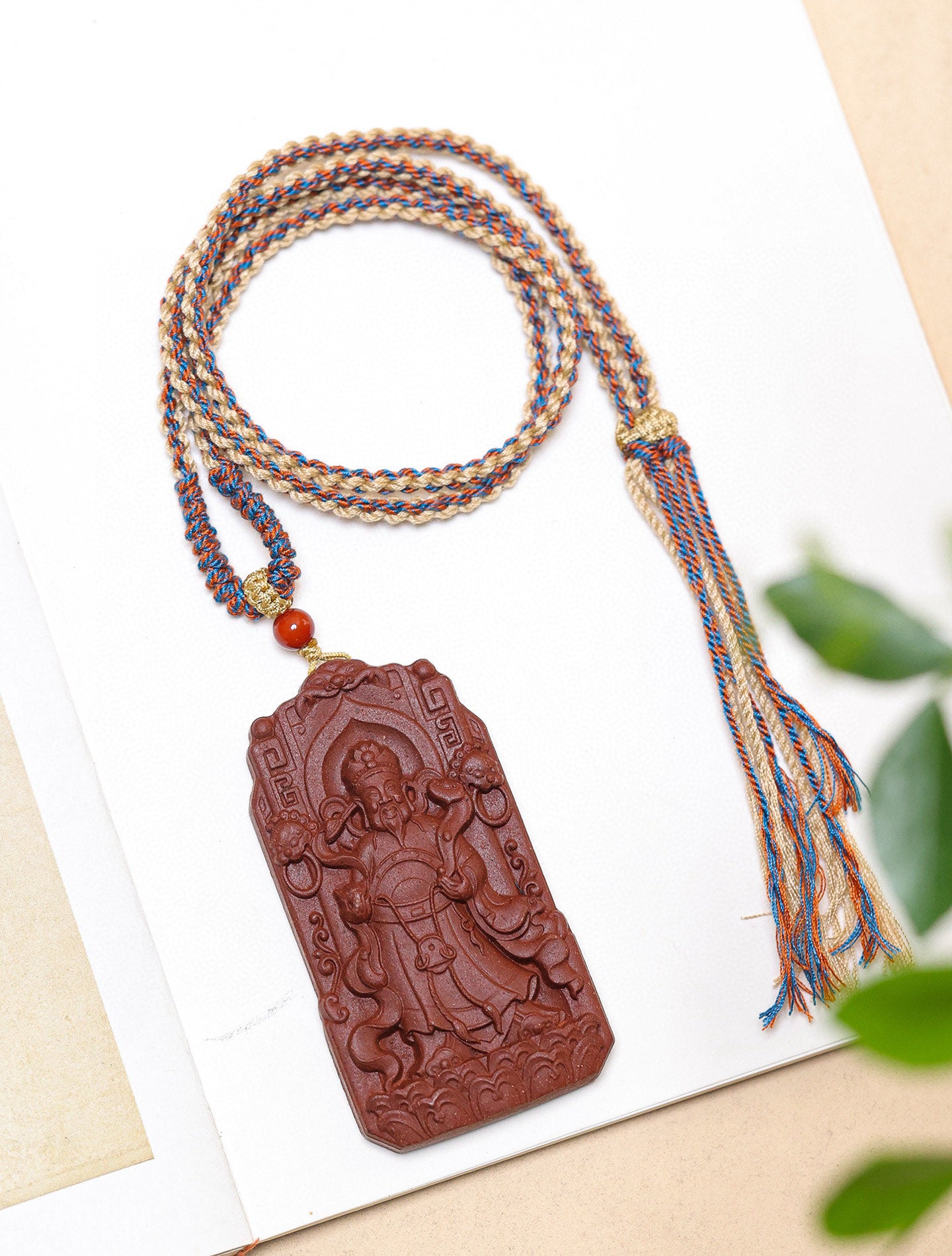Ginseng Bliss Bead: God of Wealth Pendant