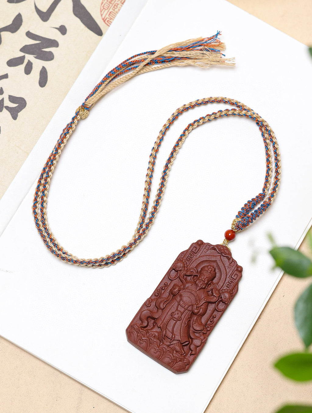 Ginseng Bliss Bead: God of Wealth Pendant