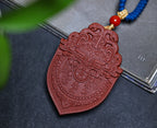 Ginseng Bliss Bead: Taotie & Mountain Spirit "Huāqián" Coin Pendant