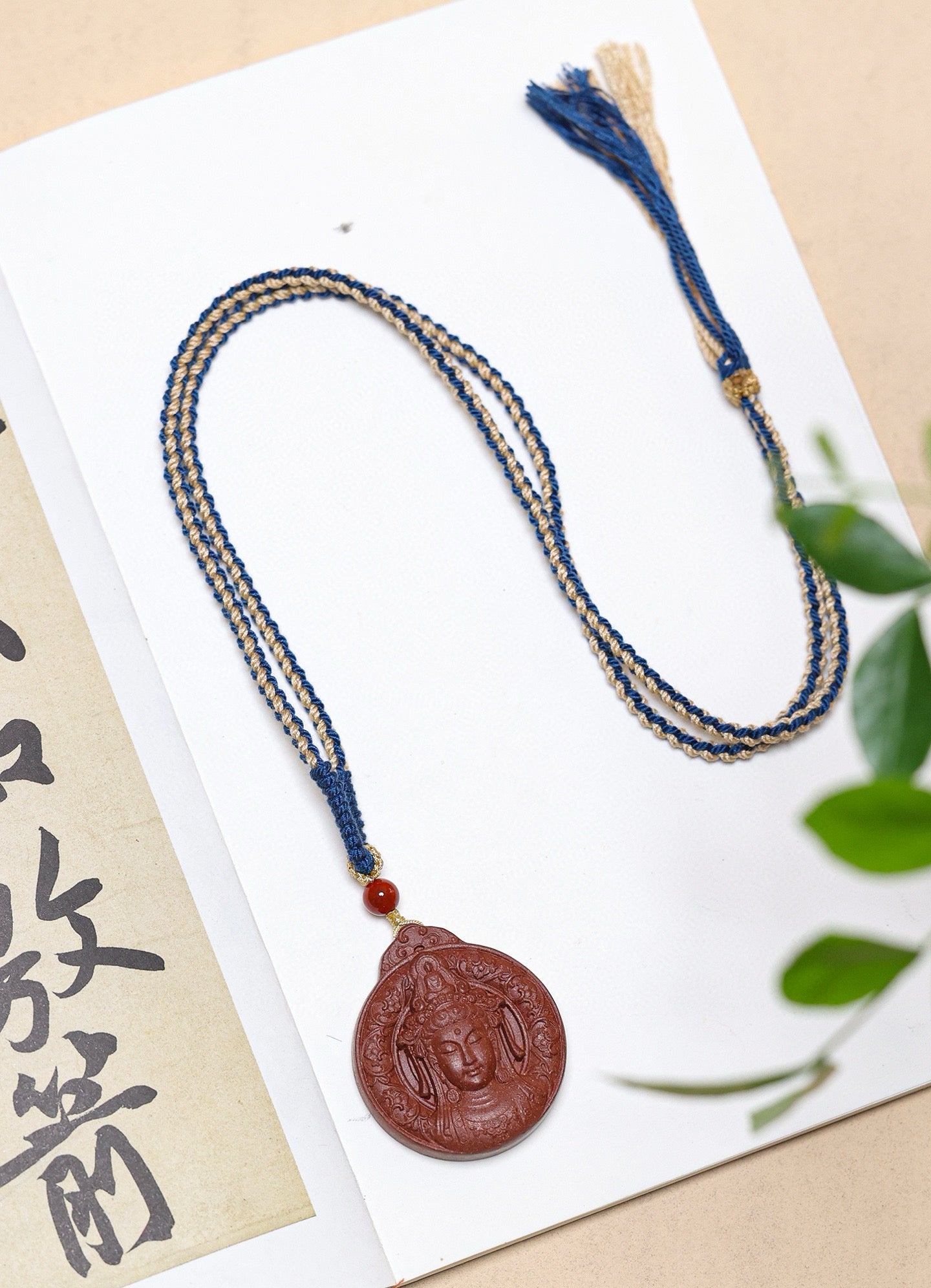 Ginseng Bliss Bead: Guanyin (Goddess of Mercy) Pendant