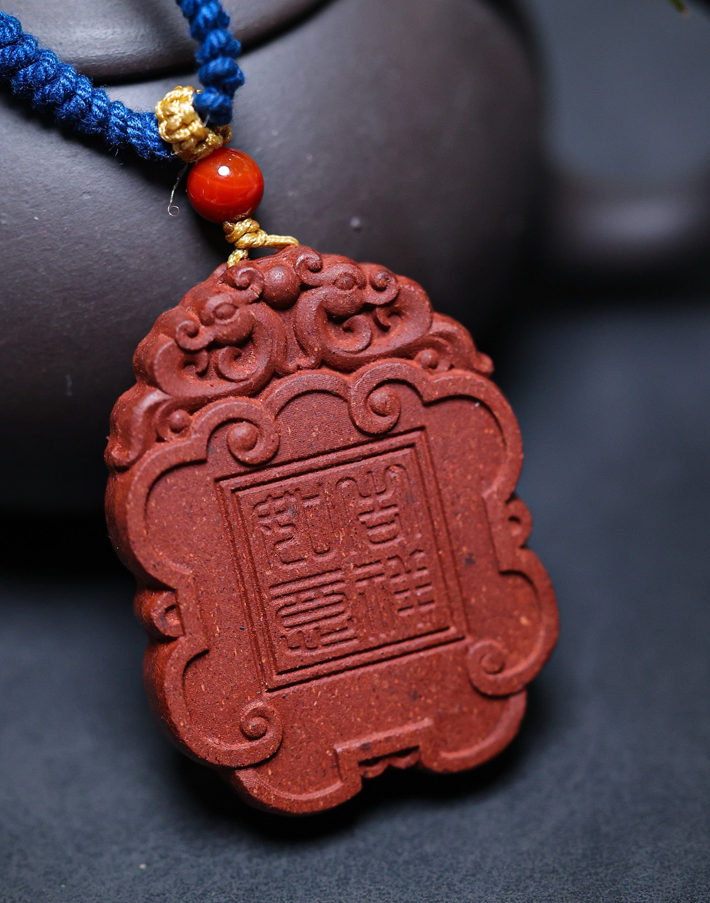 Ginseng Bliss Bead: Auspicious Beast Pendant