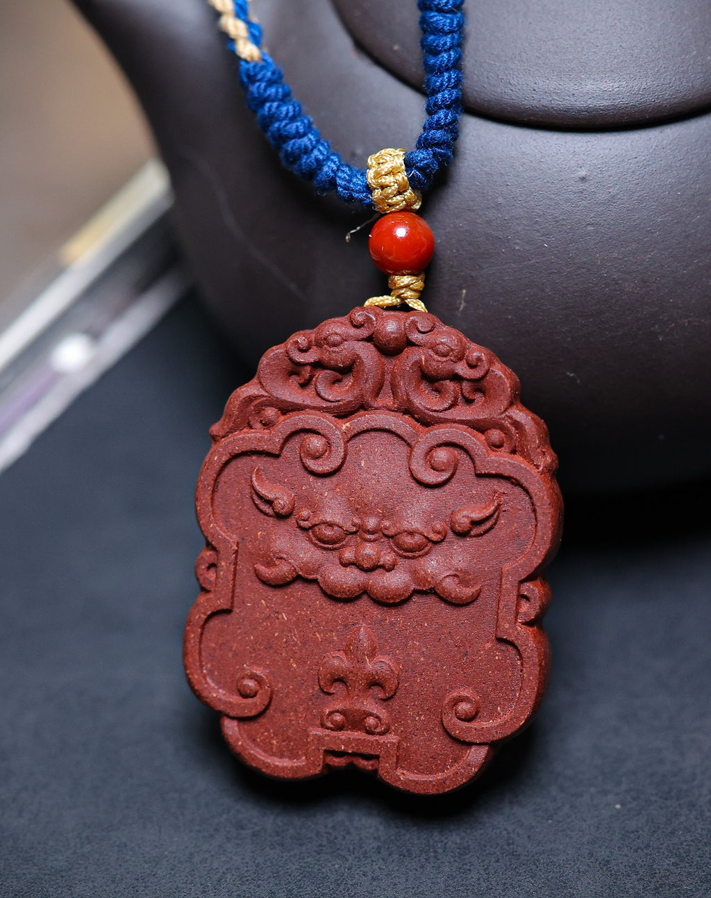 Ginseng Bliss Bead: Auspicious Beast Pendant