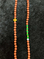 Ginseng Bliss Bead All-Season Peace Alloy Necklace