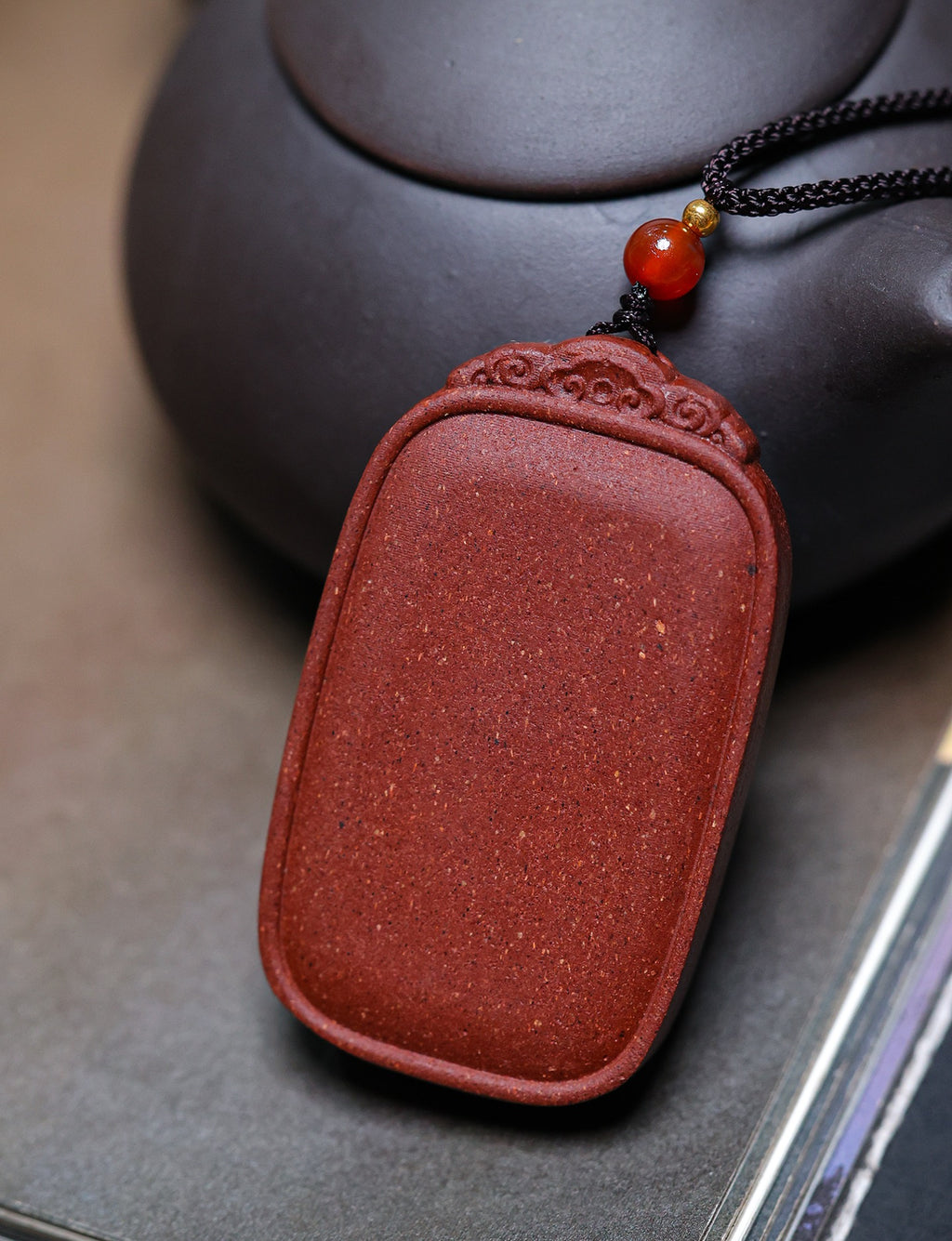 Ginseng Bliss Bead: "No Trouble" Pendant