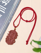 Ginseng Bliss Bead: "I am the Master of my Fate" Pendant