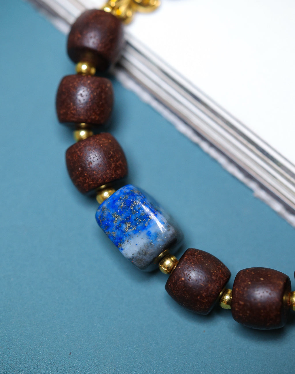 Fortune Formula Lapis Lazuli Alloy Bracelet