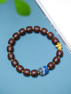 Fortune Formula Lapis Lazuli Alloy Bracelet