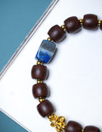 Fortune Formula Lapis Lazuli Alloy Bracelet