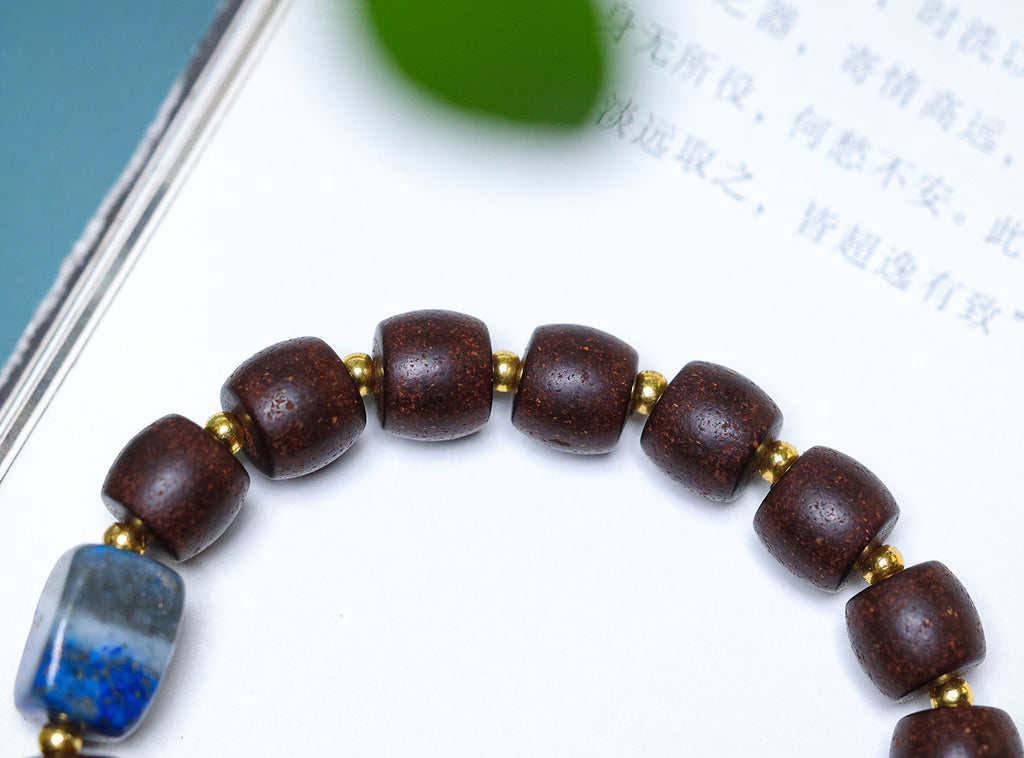 Fortune Formula Lapis Lazuli Alloy Bracelet