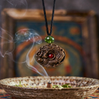 Golden Osmanthus | Breath & Flow Dragon Pendant