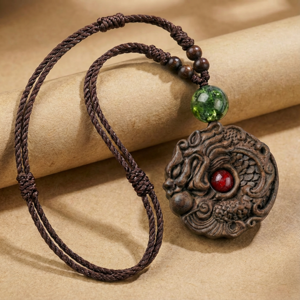 Golden Osmanthus | Breath & Flow Dragon Pendant